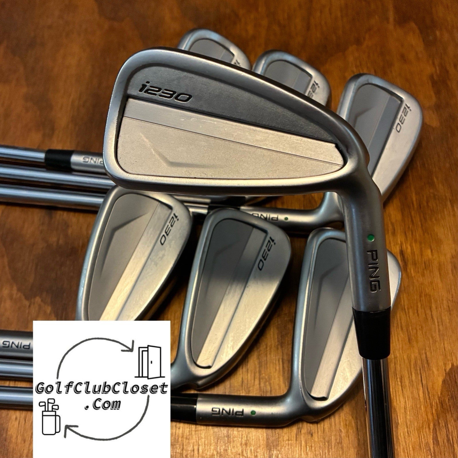PING I230 Forged Iron Set / Green Dot 5-UW Stiff Flex Steel KBS