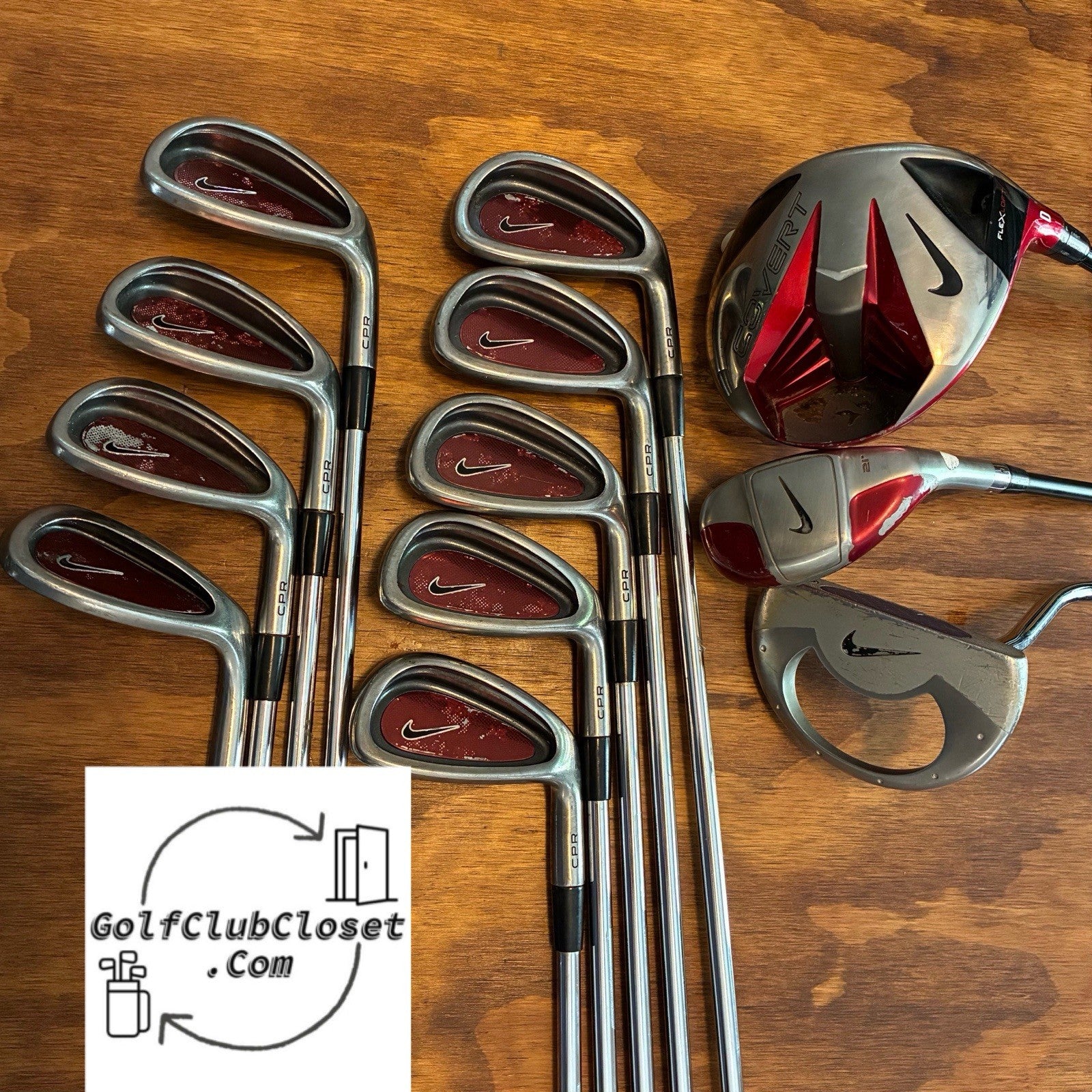 NIKE&Titleist GOLFセット新品カバー付き！ Nike Men's 12 Piece Complete Golf Club Set – GolfClubCloset.com