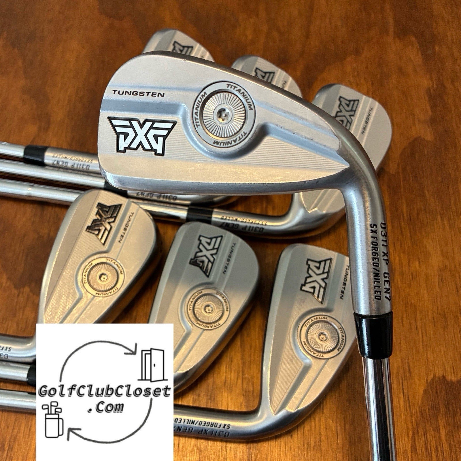 PXG GEN5 0311 XP 7本セット PXG GEN7 0311 XP + P Combo Iron Set / 5-GW X-Stiff Flex