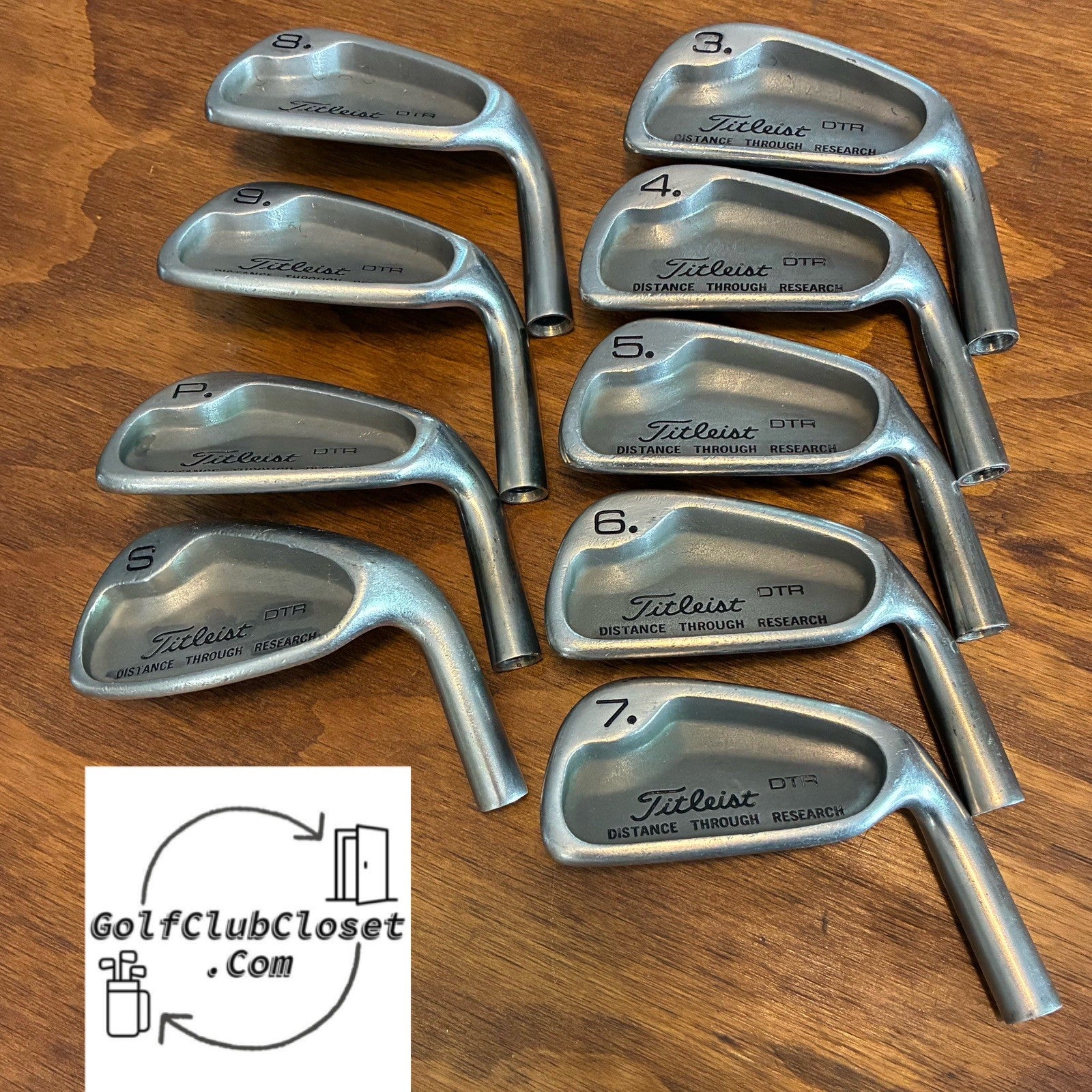 Titleist DTR Iron Set / Heads Only 3-PW-SW – GolfClubCloset.com display picture 1