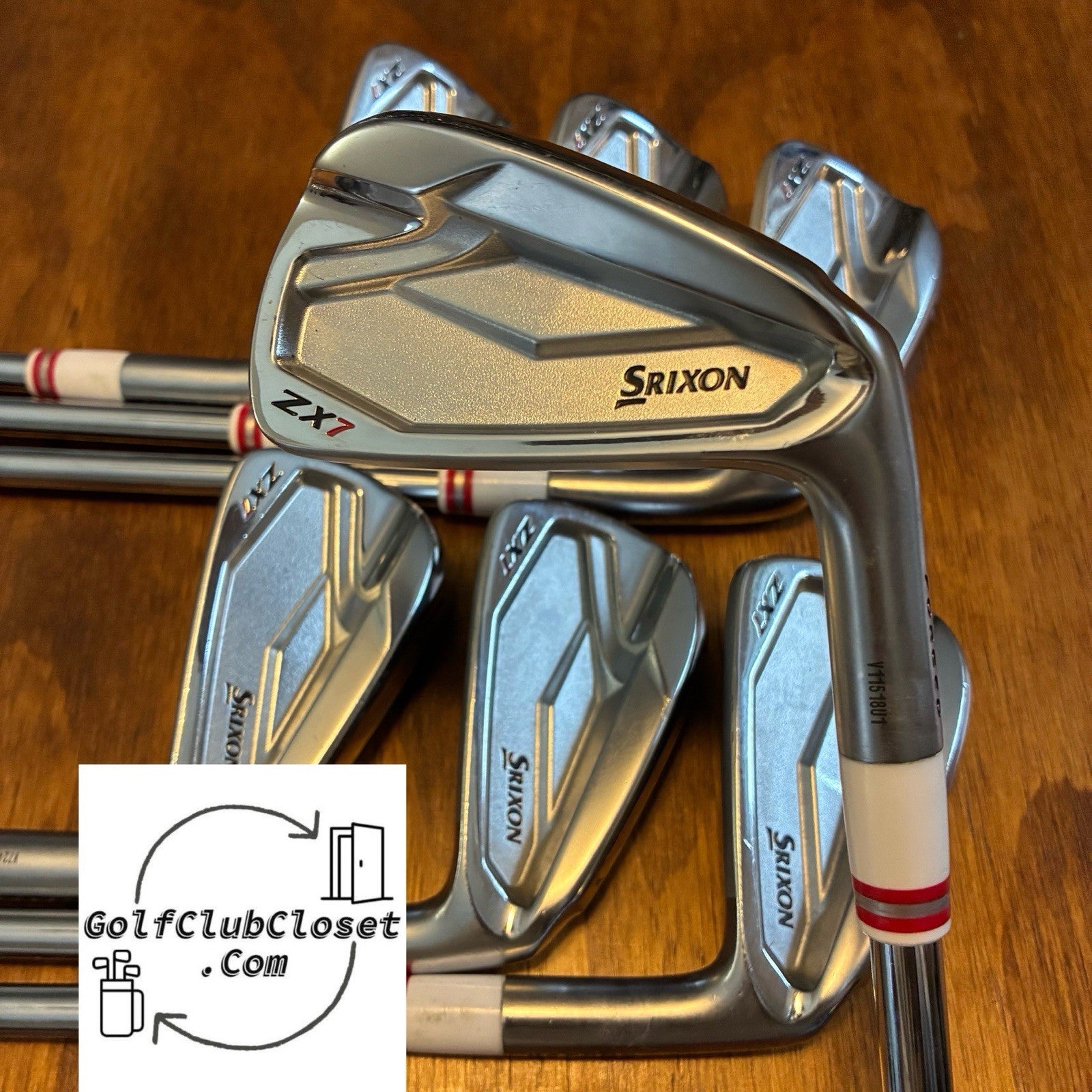 Srixon Zx7 Forged Iron Set / 4-PW Stiff Flex Steel Elevate Tour +1