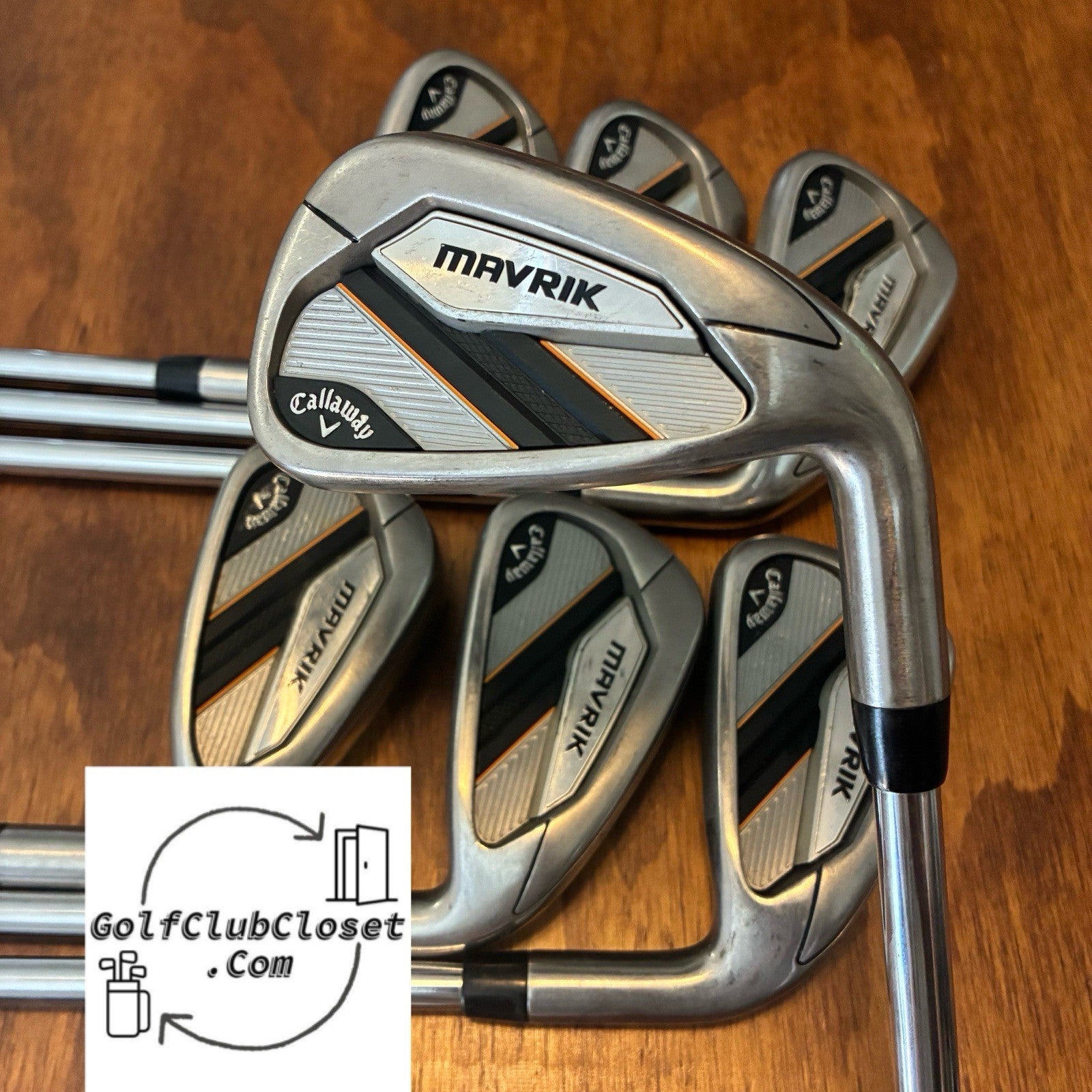 Callaway Mavrik Iron Set / 5-AW Stiff Flex Steel XP95 S300