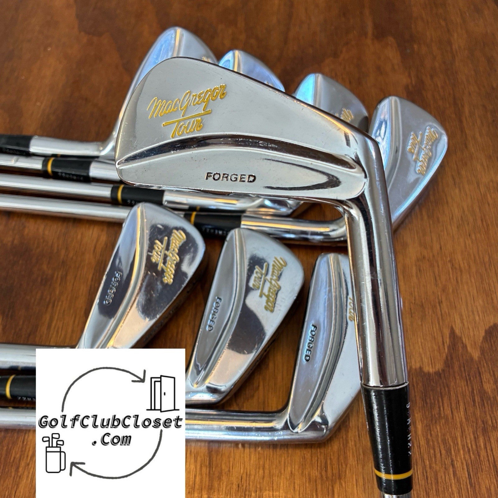 Vintage MacGregor Tour Forged Iron Set / 3-PW Medium Flex Steel