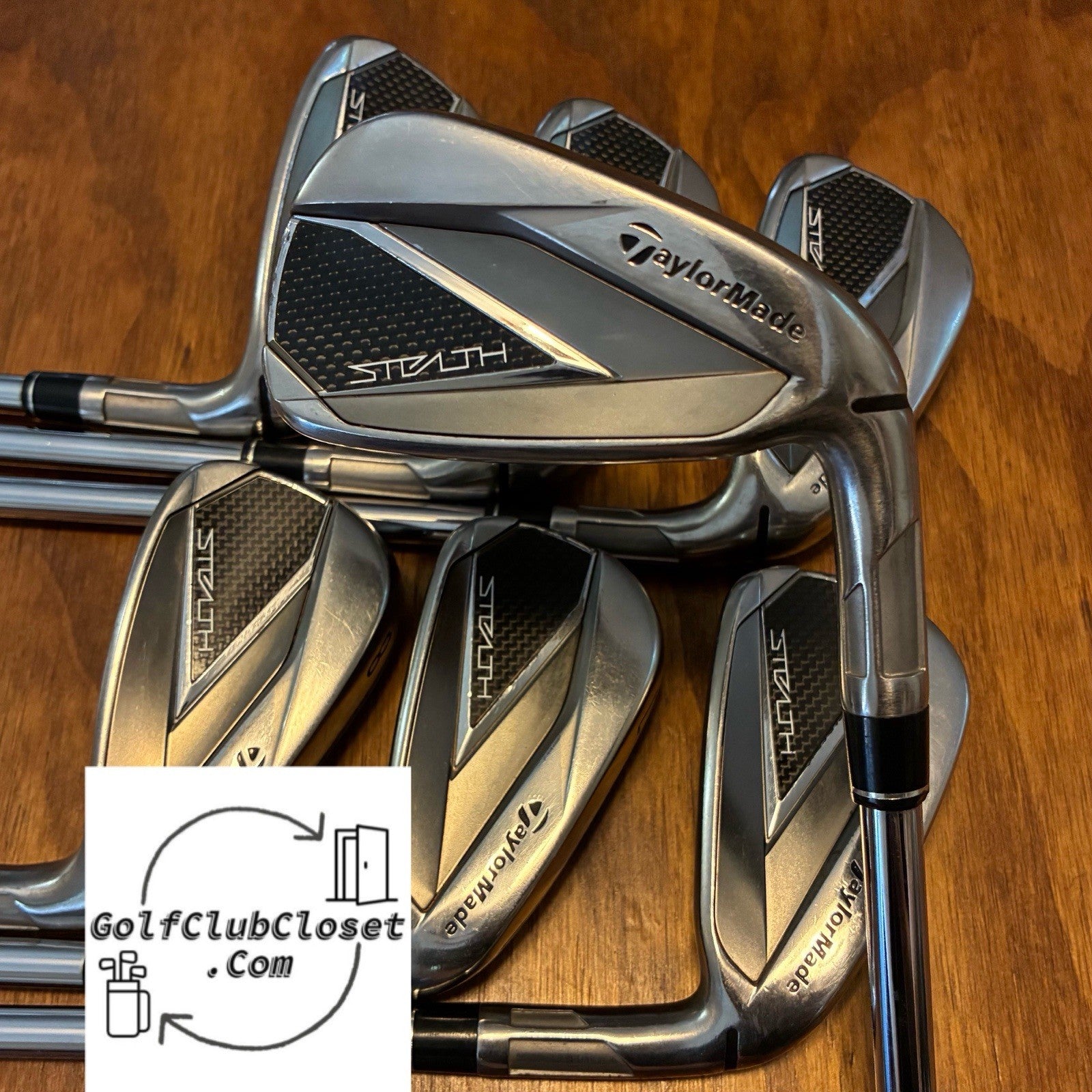 TaylorMade Stealth Iron Set / 5-AW Stiff Flex Steel KBS Max