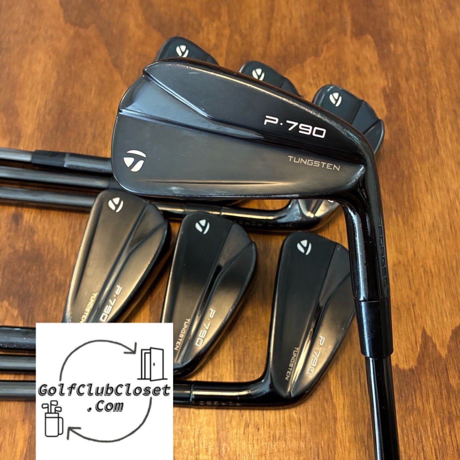 TaylorMade P790 Phantom Black Limited Iron Set / 4-PW Stiff Steel