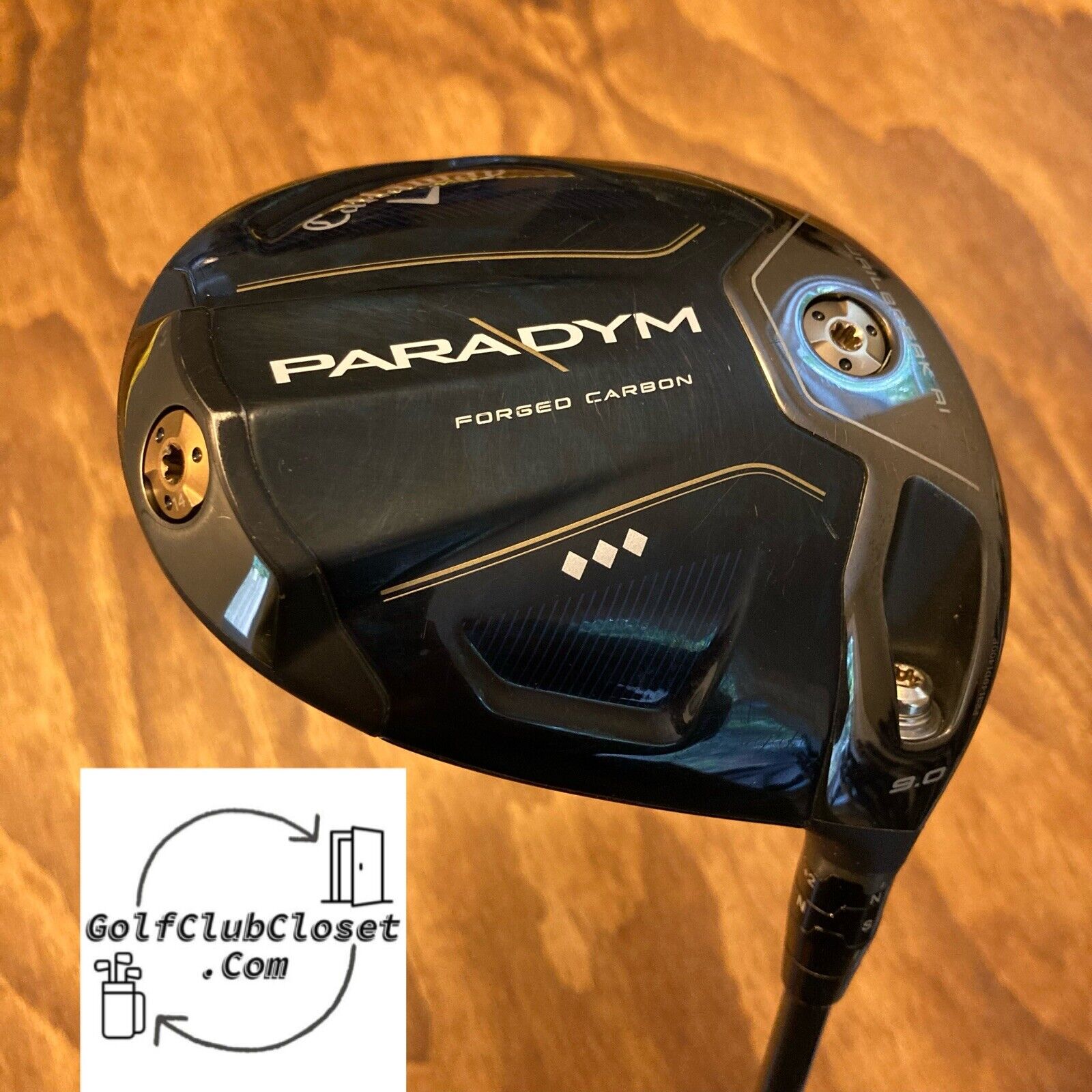 Callaway Paradym Triple Diamond Driver / 9° Stiff Flex Shaft 45.5 