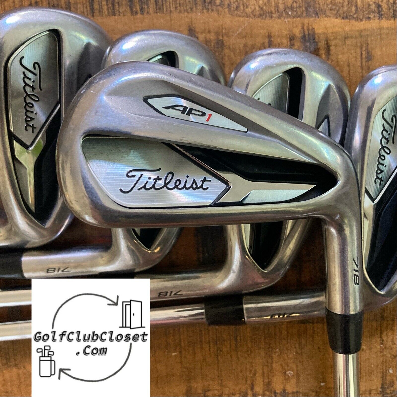 Titleist AP1 718 Iron Set / 7-GW Regular Flex Steel Shafts