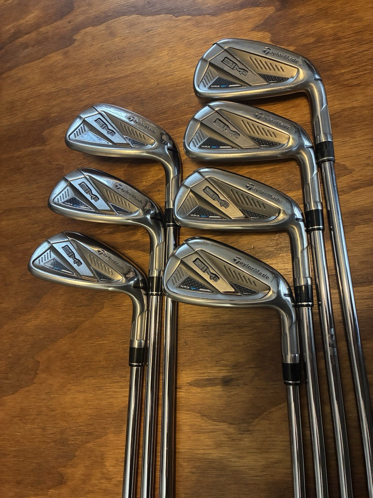 Taylormade Sim2 Max Iron Set / 5-AW Stiff Flex Steel KBS Max MT 85