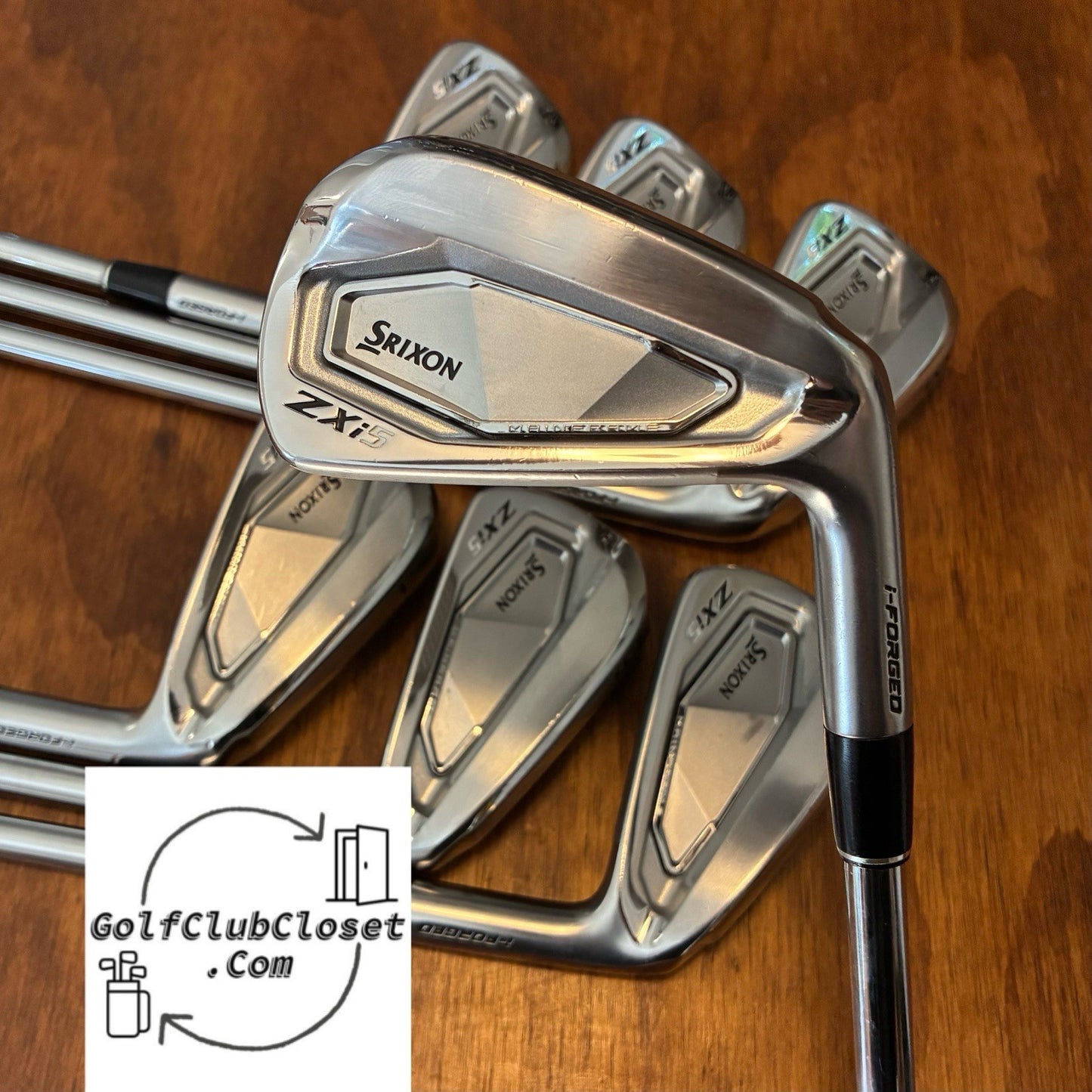 【ツインピークス】Defenitive Gold Boxed Edition Srixon Zxi5 Forged Iron Set / 4-PW Regular Flex Steel