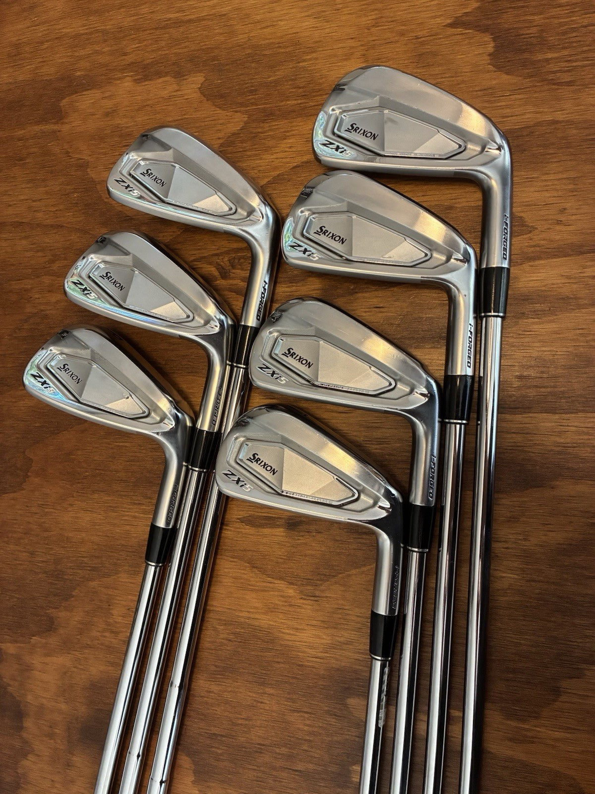 【ツインピークス】Defenitive Gold Boxed Edition Srixon Zxi5 Forged Iron Set / 4-PW Regular Flex Steel