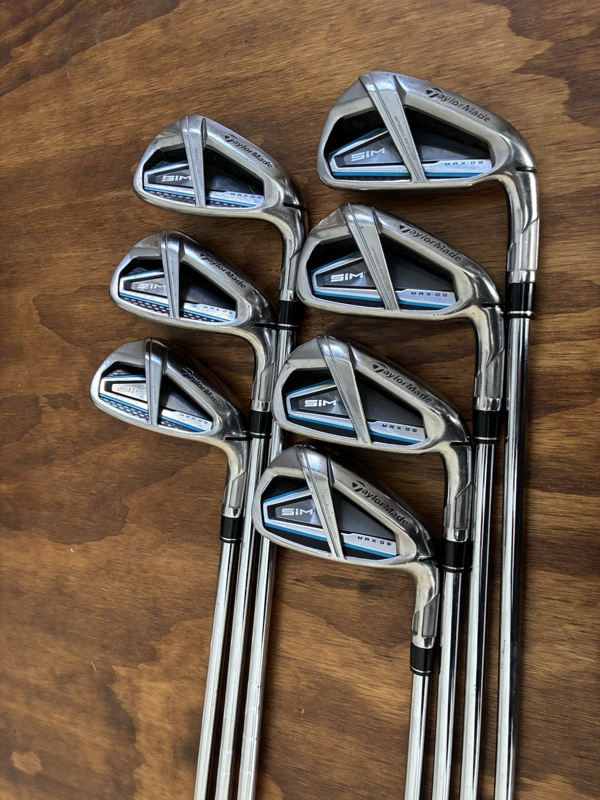 TaylorMade Sim Max OS Iron Set / 5-AW Regular Flex Steel KBS Max