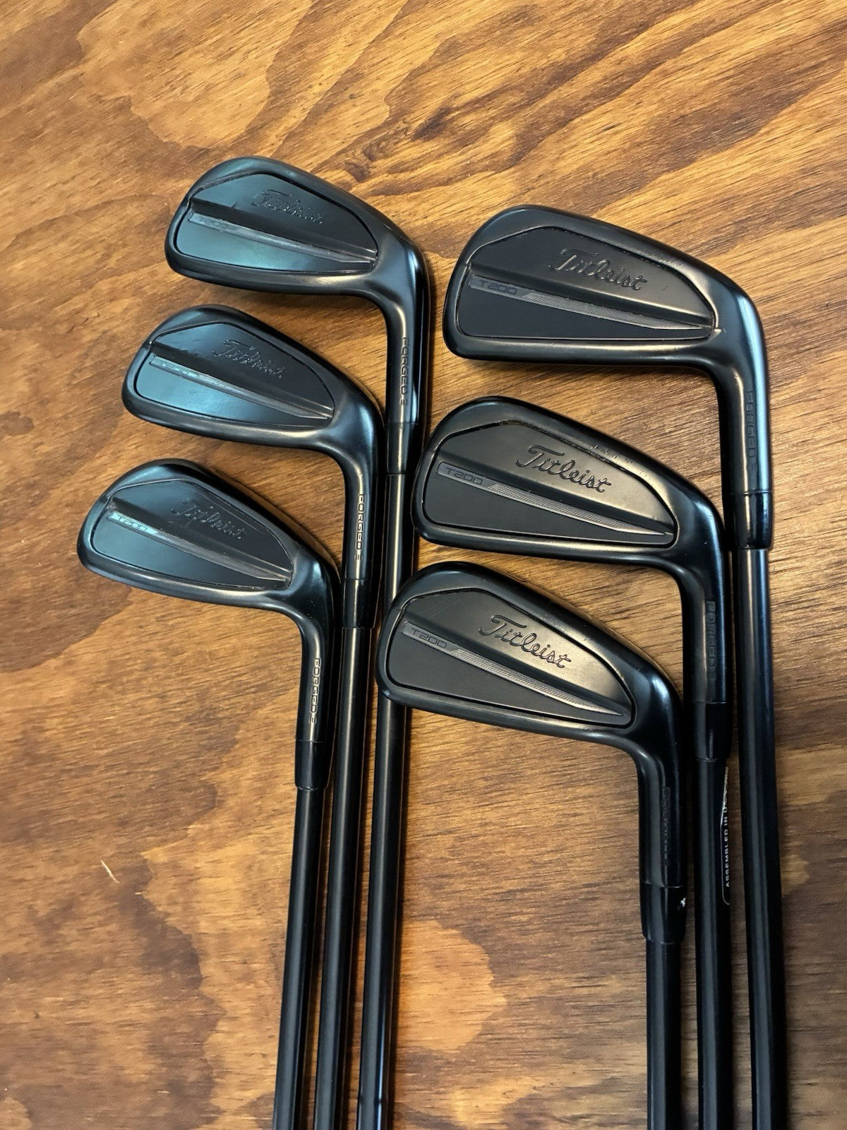 Titleist T200 Black Vapor Limited Iron Set 5-PW Stiff Flex Steel