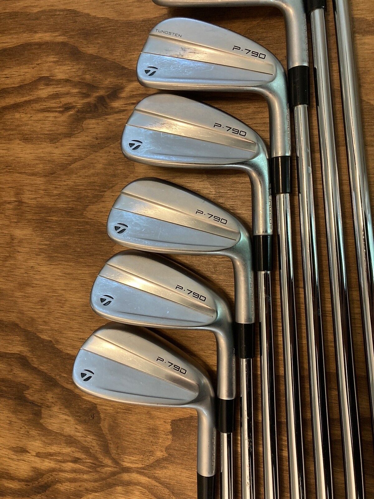 Taylormade P790 Iron Set / 4-AW X-Stiff Flex Steel Shafts -1/4”