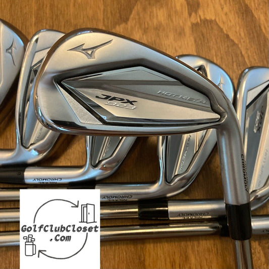 Mizuno JPX 923 Hot Metal Iron Set / 4-PW Stiff Flex Graphite Shafts