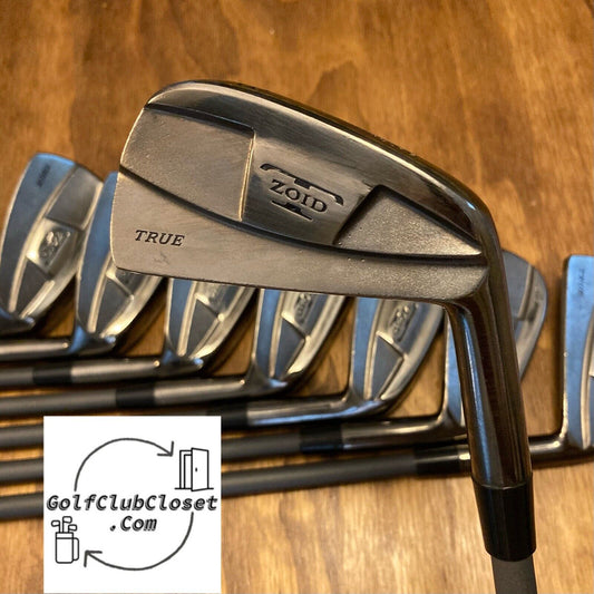 Custom Finish Mizuno T-Zoid True Iron Set / 3-PW Stiff Flex Steel Shafts