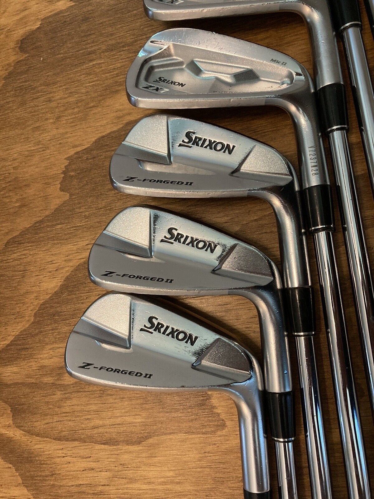 Srixon Zx7 MKII / Z Forged II Iron Set / 4-PW X-Stiff Flex Steel Shafts +1/2”