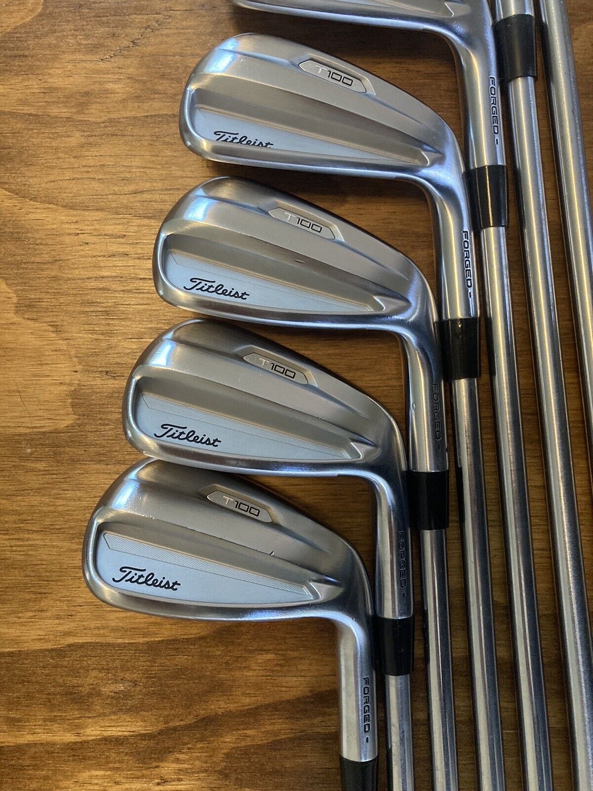 Titleist T100 2021 Iron Set / 4-PW Stiff Flex Steel Shafts