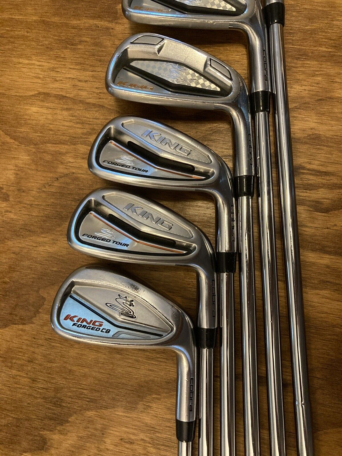 Cobra Combo King Forged Tec - Tour - CB Iron Set / 5-PW Stiff Flex Steel Shafts