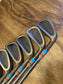 Custom Oil Quenched Titleist DCI 990 Iron Set / 2-PW X-Stiff Flex Steel Shafts