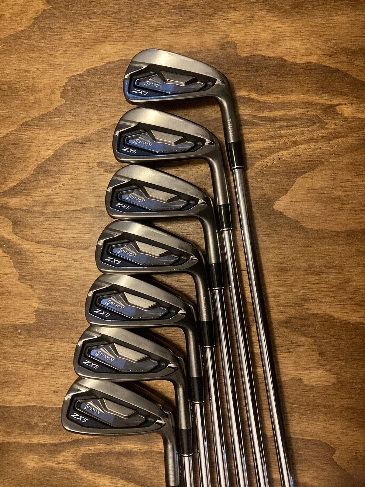 Srixon Zx5 Mkii Black Chrome Limited Iron Set / 4-PW X-Stiff Flex Steel Shafts