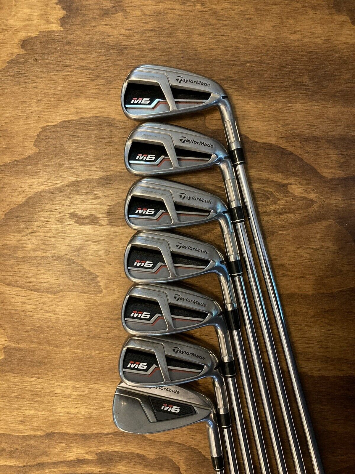 Taylormade M6 Iron Set / 5-AW Stiff Flex Steel Shafts