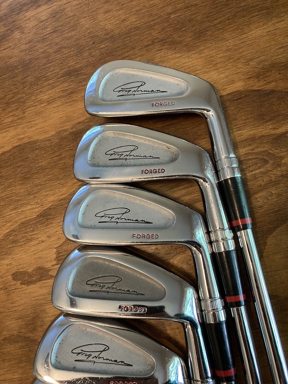 Cobra Greg Norman Forged Iron Set / 3-PW Stiff Flex Steel Shafts