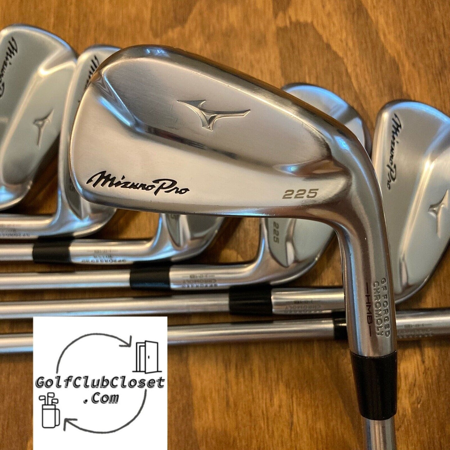 Mizuno Pro 225 Iron Set / 5-GW Stiff Flex Steel Shafts