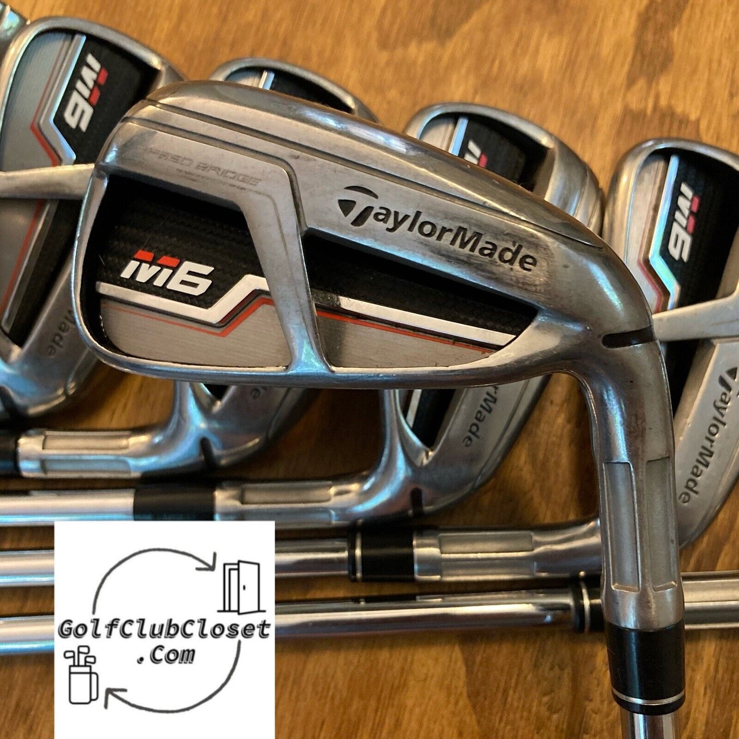 Taylormade M6 Iron Set / 5-AW Stiff Flex Steel Shafts