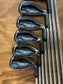 Callaway XR Steelhead Pro Black Iron Set / 4-AW Stiff Flex Steel Shafts