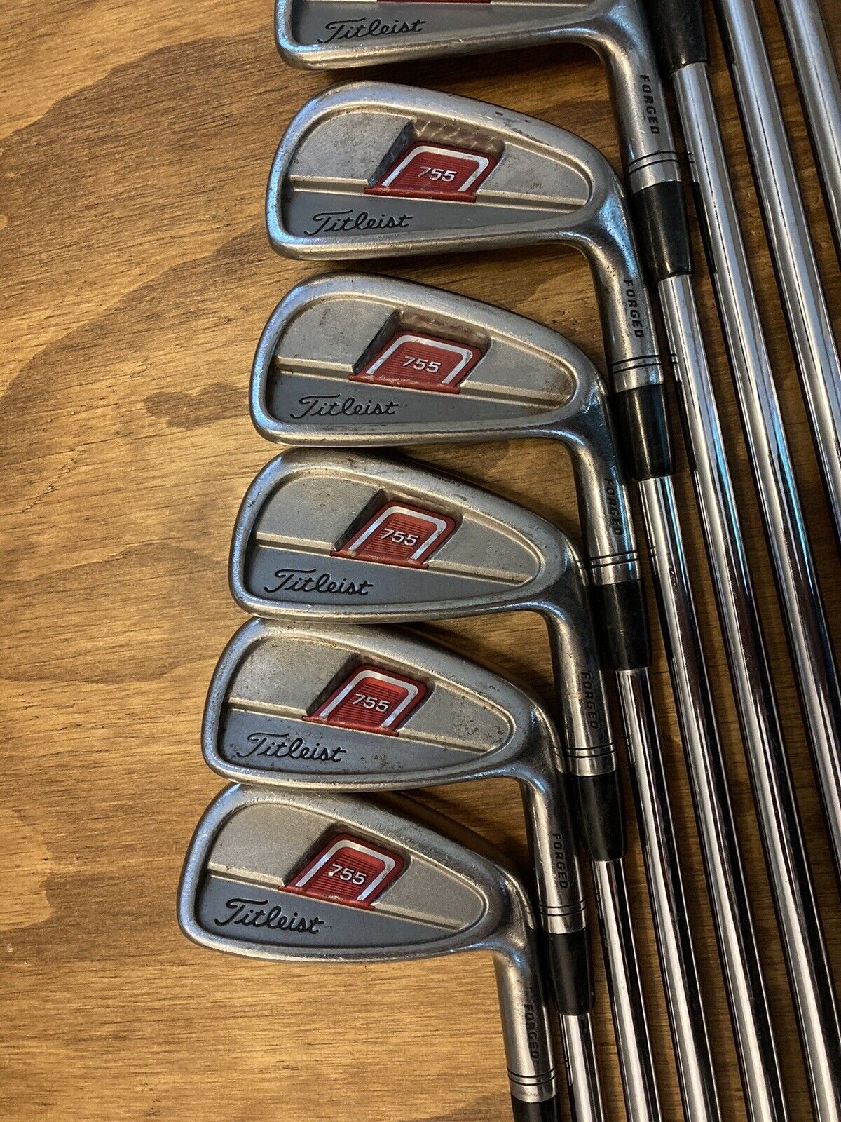 Titleist 755 CB Forged Iron Set / 2-PW X-Stiff Flex Steel Shafts