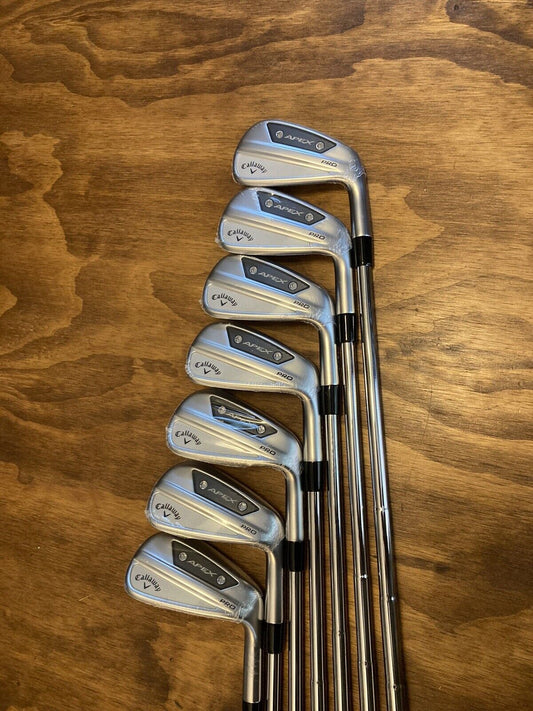 Brand New Callaway Apex 24 Pro 2024 Iron Set / 5-AW Stiff Flex Steel Shafts