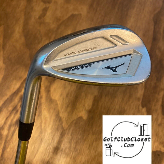 LH Mizuno JPX 921 Quad Cut Gap Wedge GW Left Handed (Head Only / Broken Shaft)