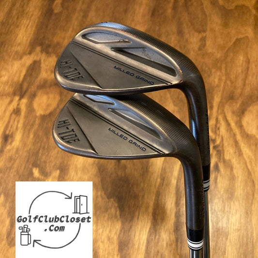 TaylorMade Hi-Toe Milled Grind Wedge Set / 56° SW 60° LW Stiff Flex Steel Shafts