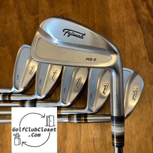 Fujimoto Forged MB-X FT-2 Iron Set / 5-PW Regular Flex Steel Shafts -3/4”