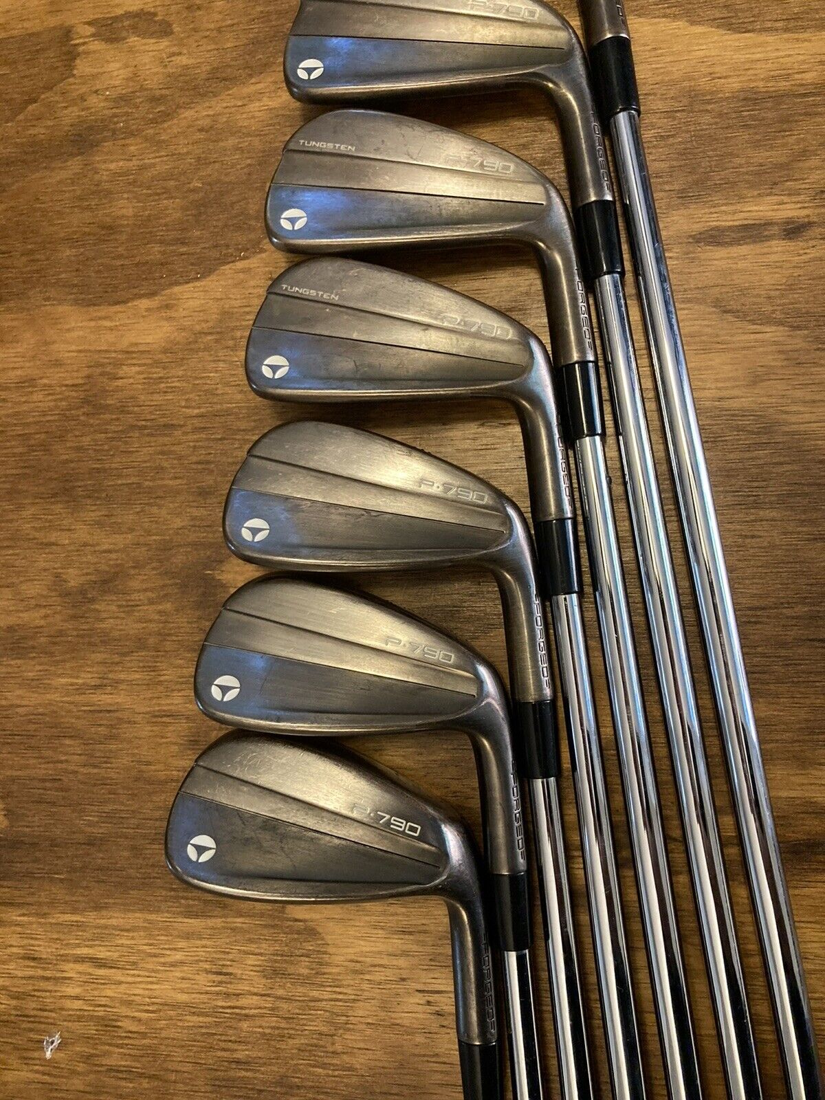 TaylorMade P790 Aged Copper Limited Edition Iron Set / 4-PW Stiff Flex Steel