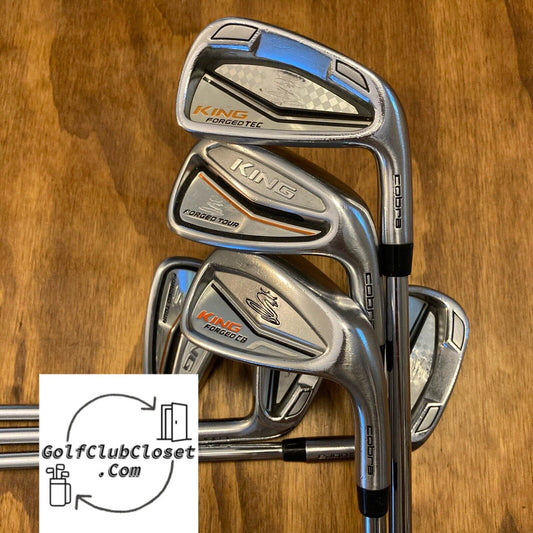 Cobra Combo King Forged Tec - Tour - CB Iron Set / 5-PW Stiff Flex Steel Shafts