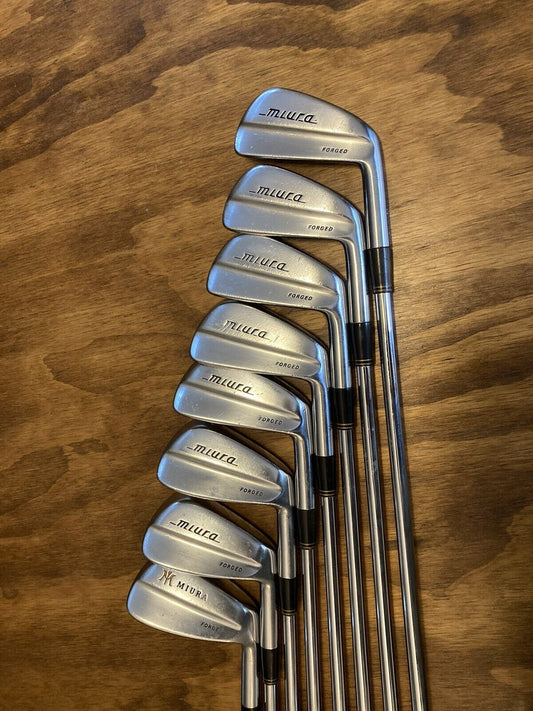 Miura Genuine Forged Retro Blades Iron Set / 3-PW Stiff Flex Steel Shafts