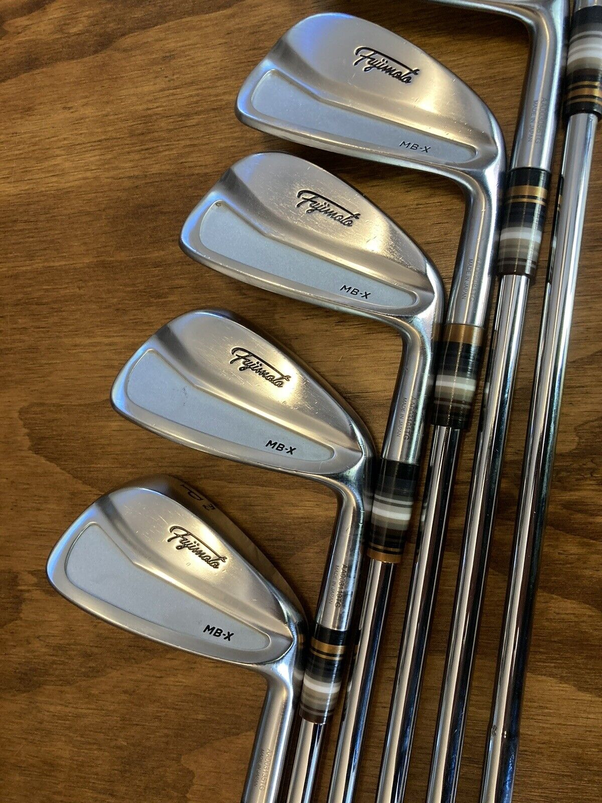 Fujimoto Forged MB-X FT-2 Iron Set / 5-PW Regular Flex Steel Shafts -3/4”