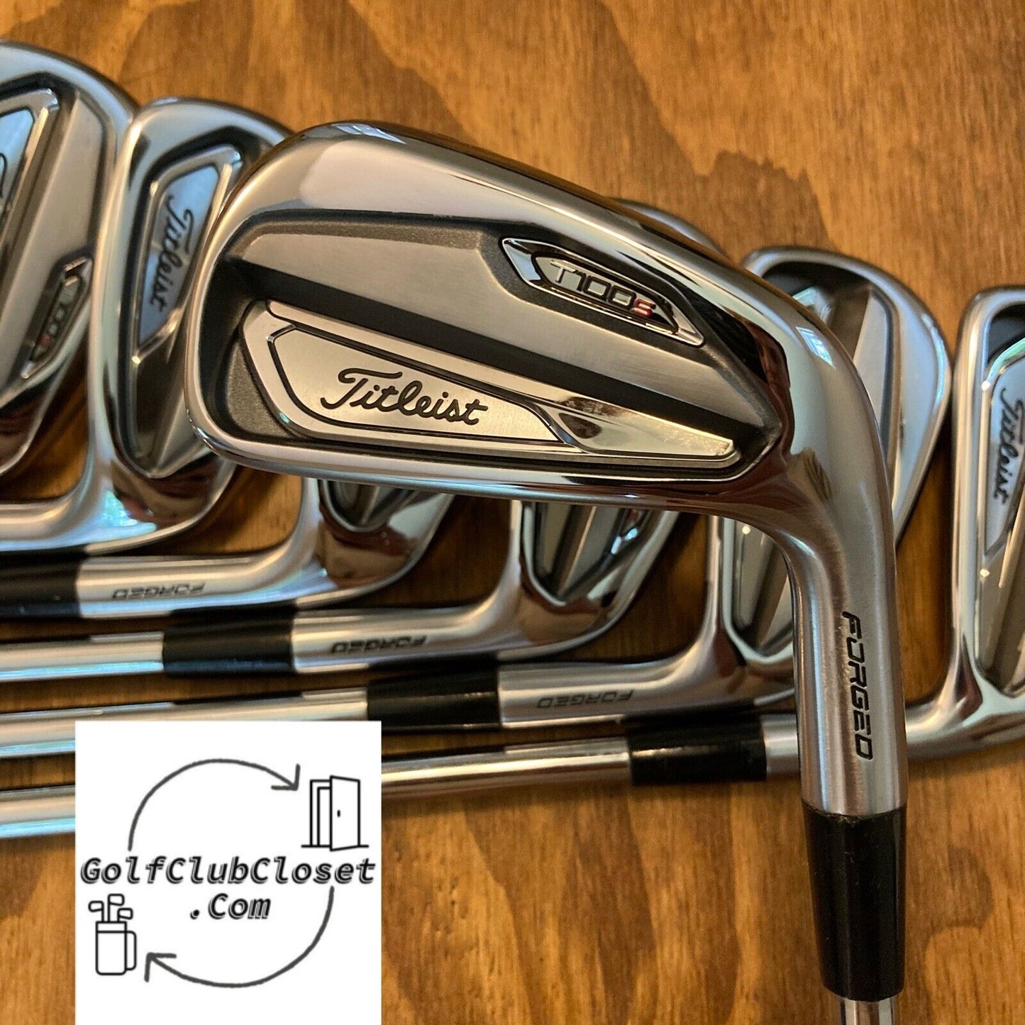 Titleist T100S Iron Set / 4-P Stiff Flex Steel Shafts +1/4”