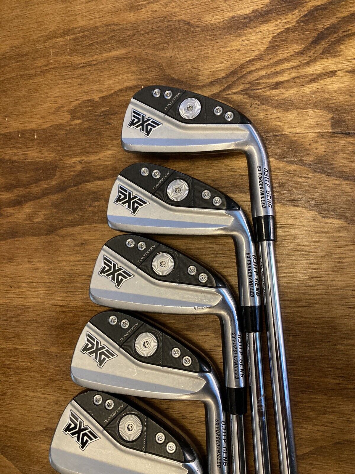 PXG GEN6 0311 P Iron Set / 4-GW X-Stiff Flex Steel Shafts