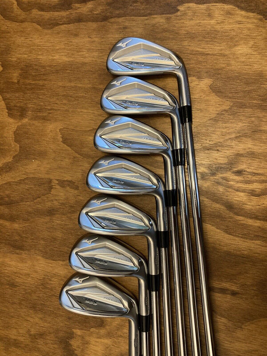 Mint Mizuno JPX 923 Forged Iron Set / 5-GW Firm Flex Steel Shafts