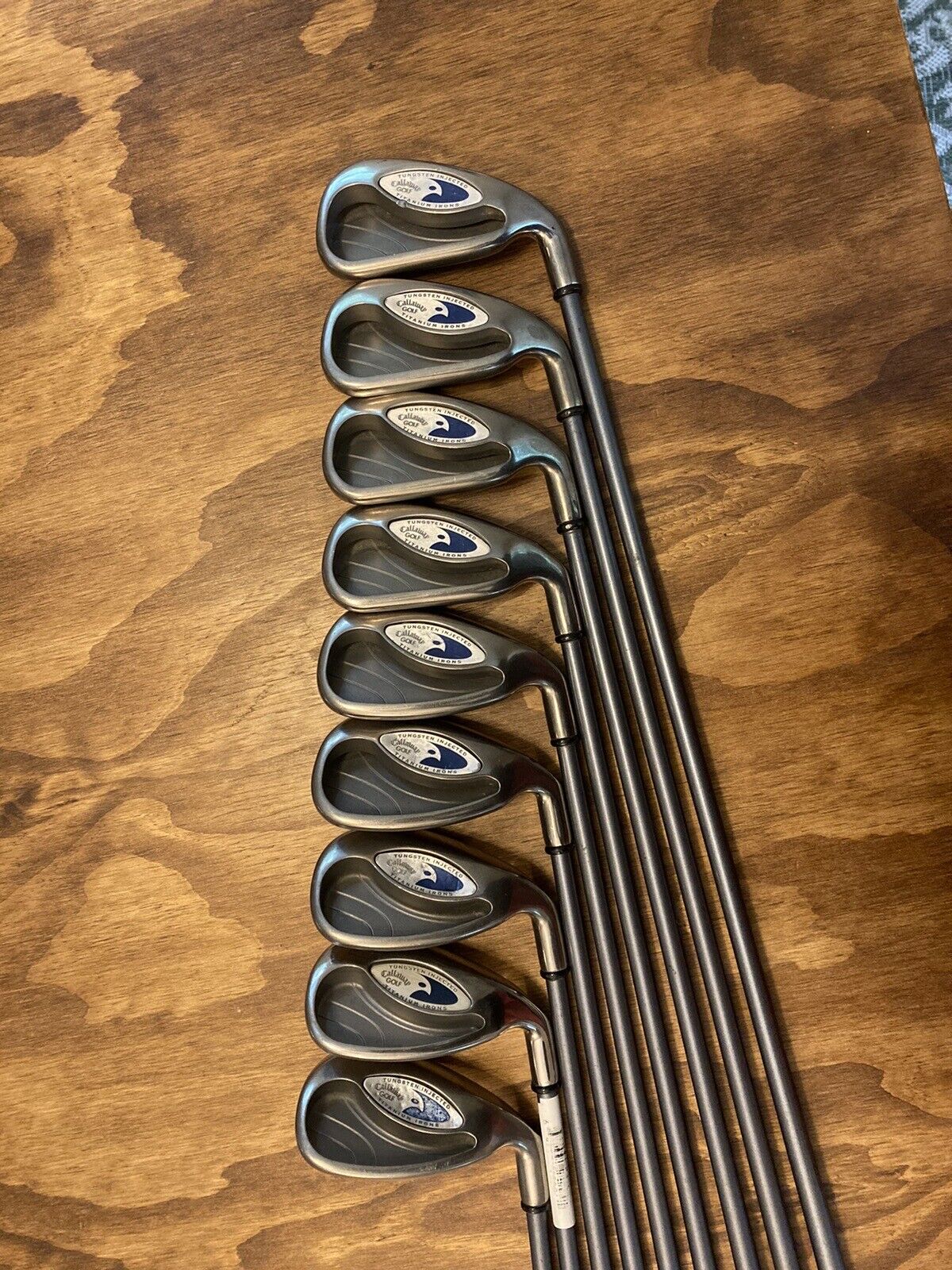 Callaway Hawk Eye Iron Set / 4-PW-AW-SW Regular Flex Graphite Shafts