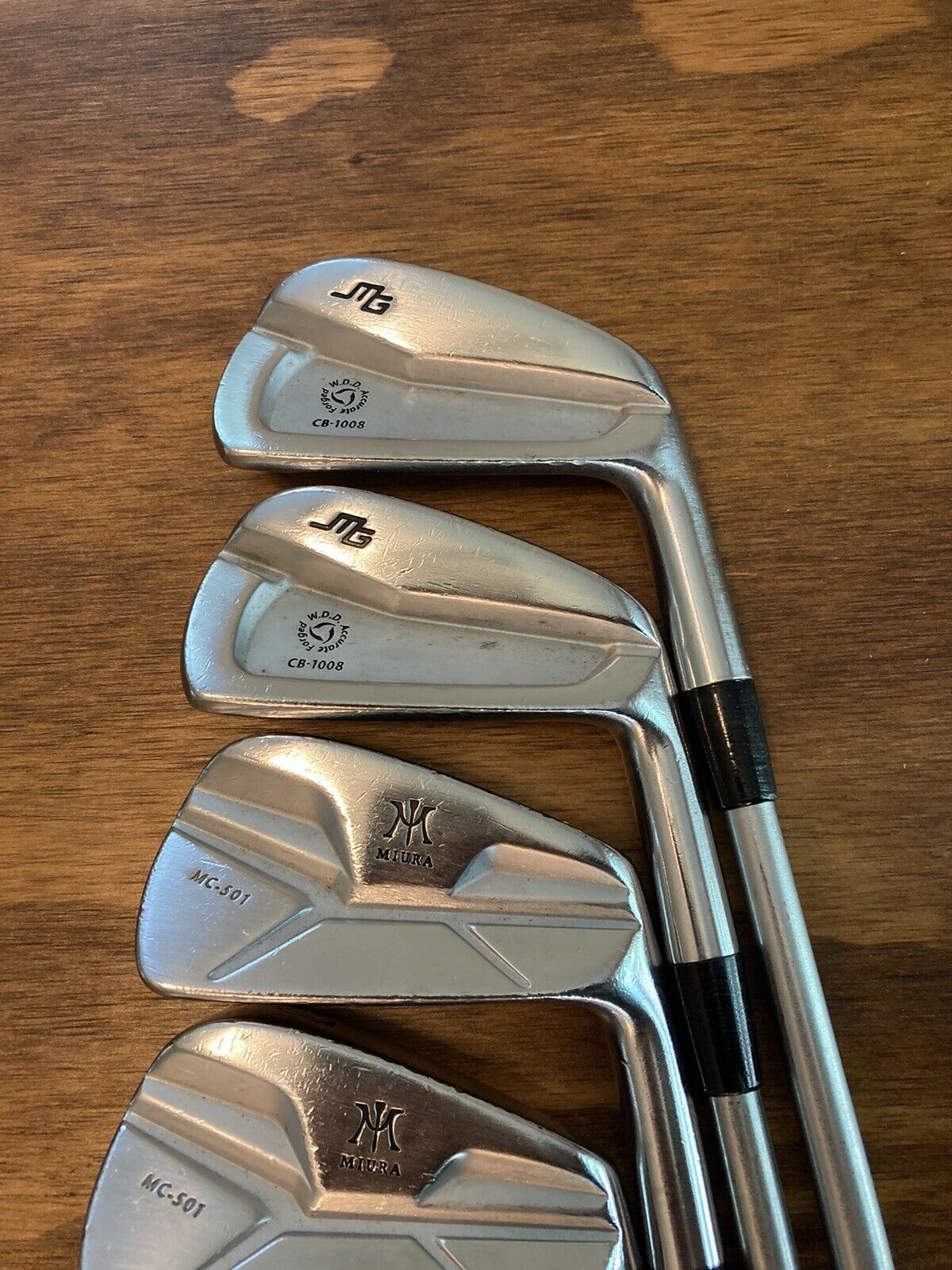 Miura MC-501 / CB-1008 Iron Set / 4-PW X-Stiff Flex Steel Shafts +1/2”