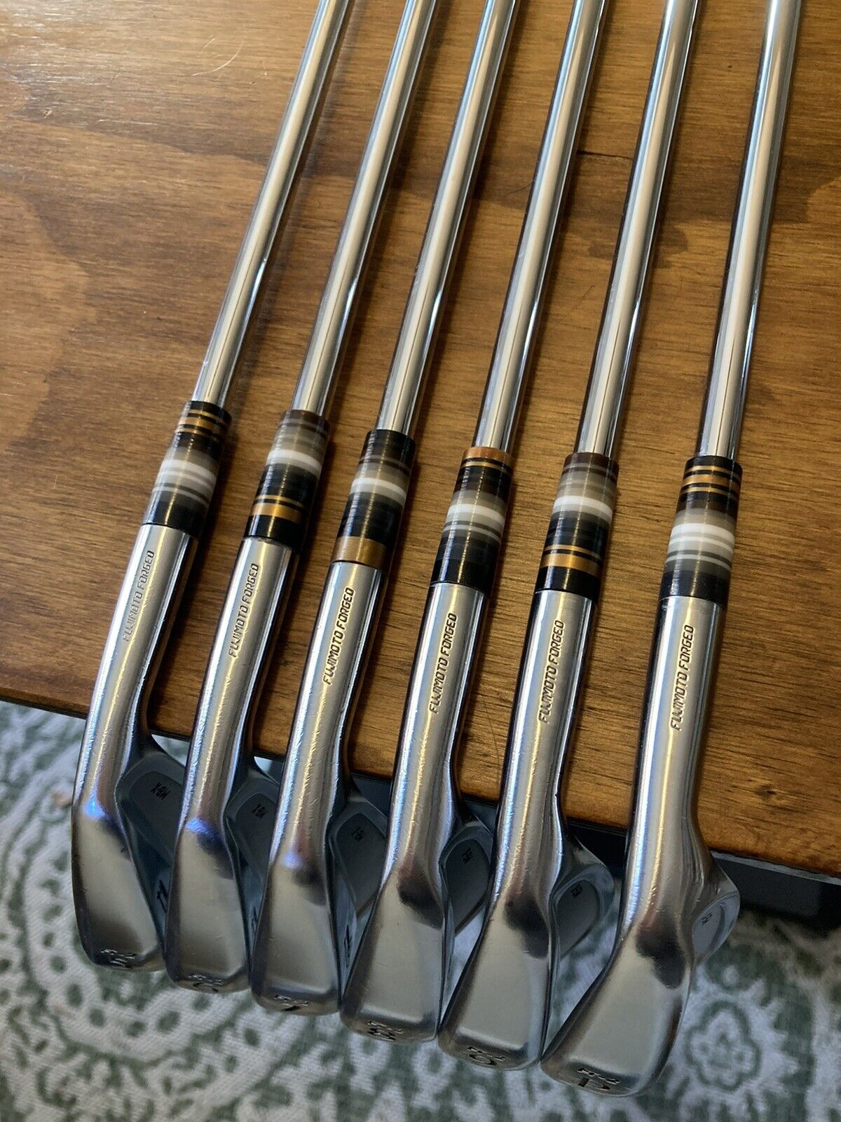 Fujimoto Forged MB-X FT-2 Iron Set / 5-PW Regular Flex Steel Shafts -3/4”