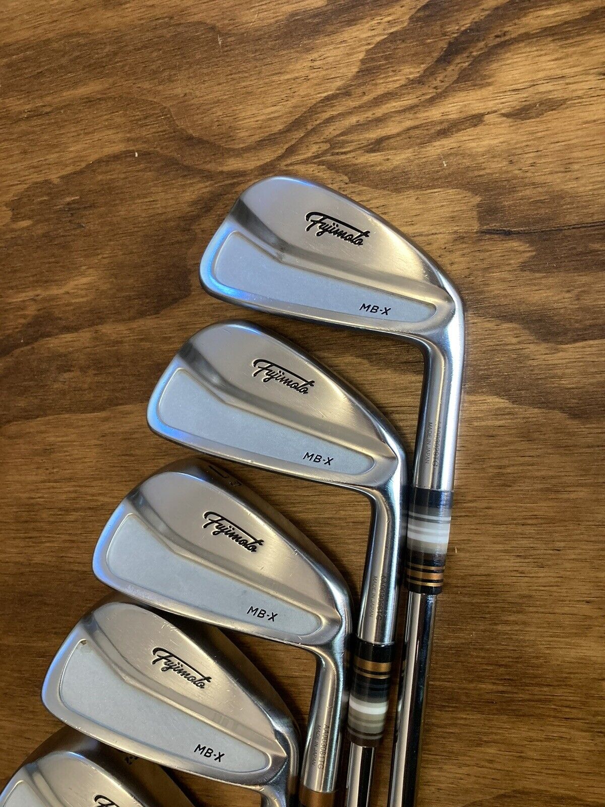 Fujimoto Forged MB-X FT-2 Iron Set / 5-PW Regular Flex Steel Shafts -3/4”