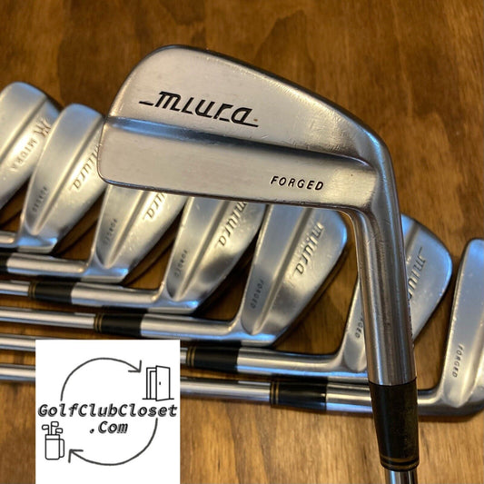 Miura Genuine Forged Retro Blades Iron Set / 3-PW Stiff Flex Steel Shafts