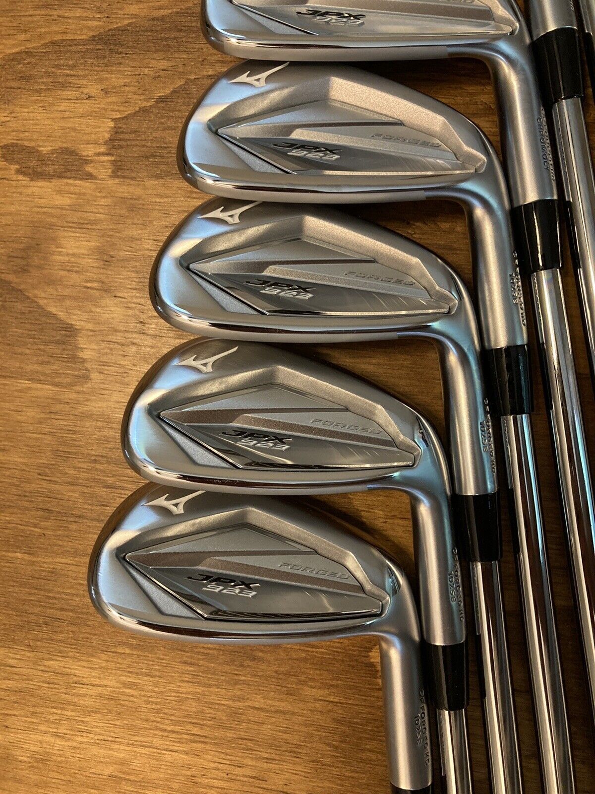 Mint Mizuno JPX 923 Forged Iron Set / 5-GW Stiff Flex Steel Shafts