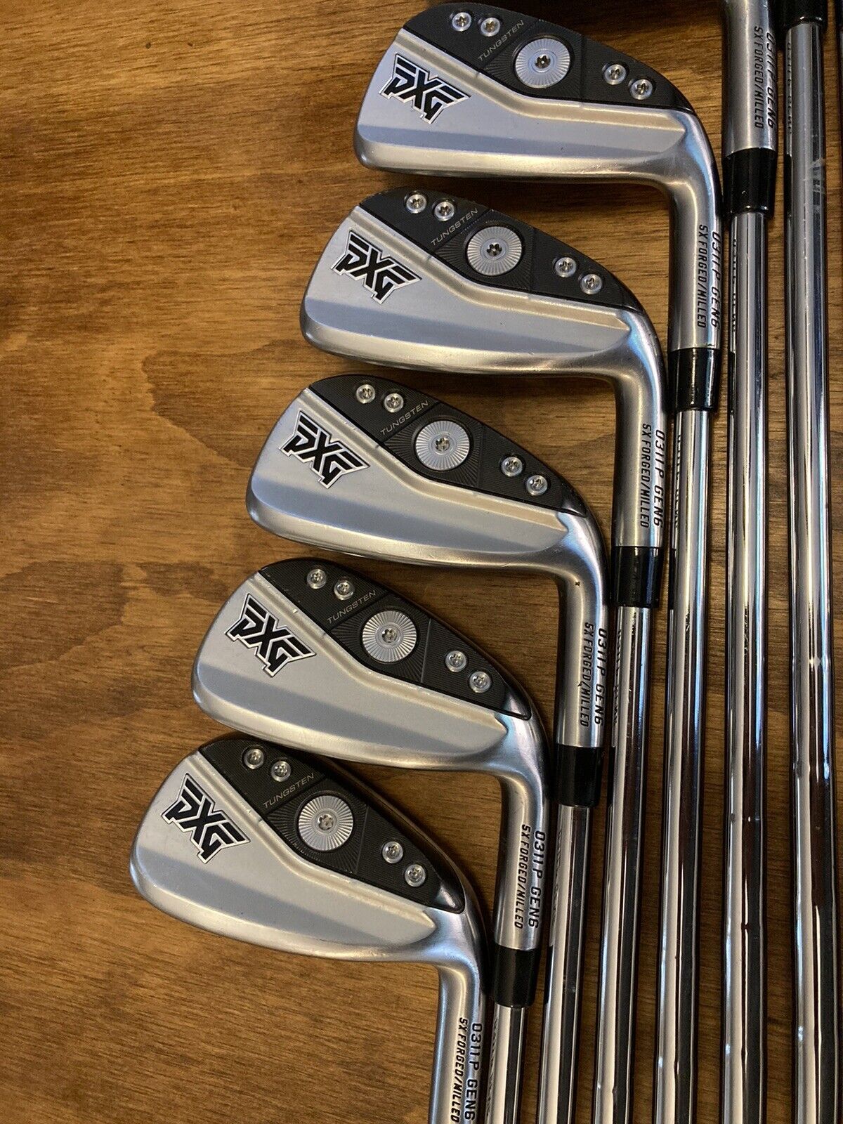 PXG GEN6 0311 P Iron Set / 4-GW X-Stiff Flex Steel Shafts