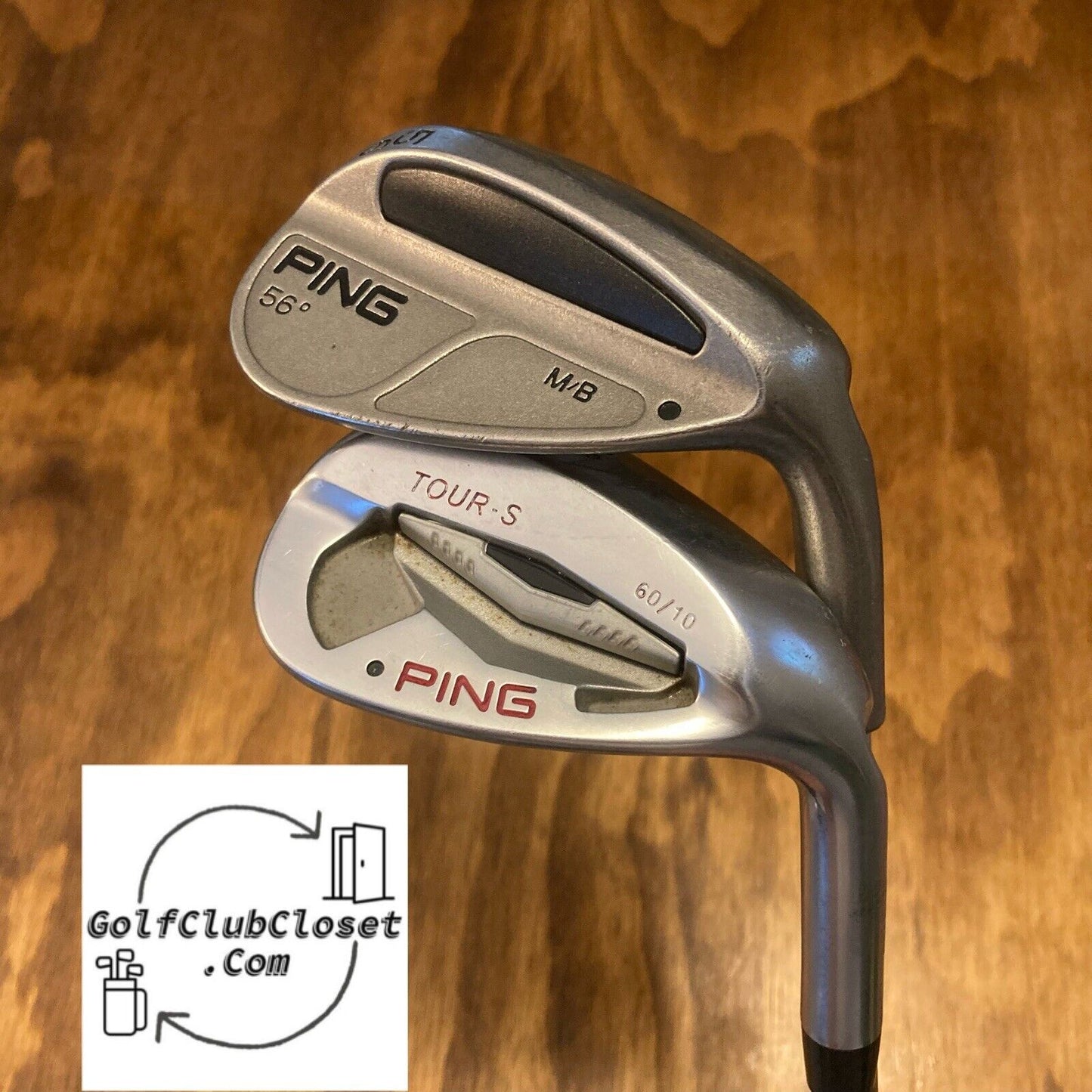 PING Tour-S M/B Wedge Set / 56° 60° Black Dot Stiff Flex Steel Shaft