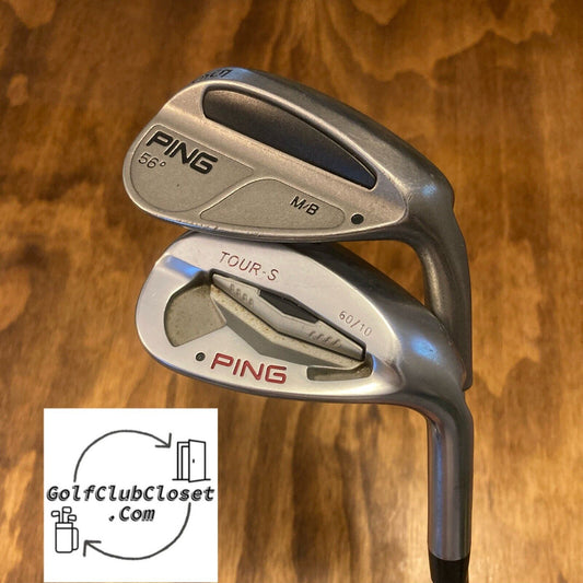 PING Tour-S M/B Wedge Set / 56° 60° Black Dot Stiff Flex Steel Shaft